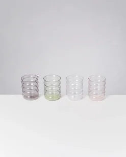 Joia - Set of 4 glasses large bubble mix