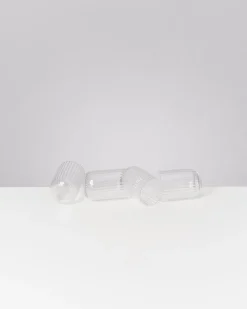 Joia - Set of 4 glasses riffled classic