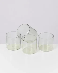 Joia - Set of 4 glass small emerald