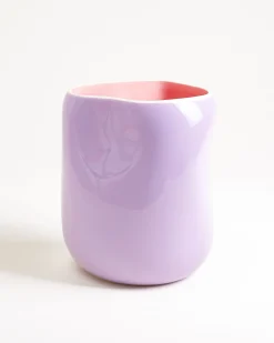 João vase L lilac rose