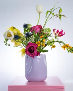João vase L lilac rose