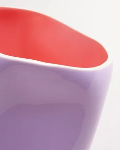 João vase L lilac rose