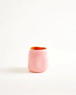 João vase S pink orange