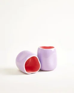 João vase S purple pink
