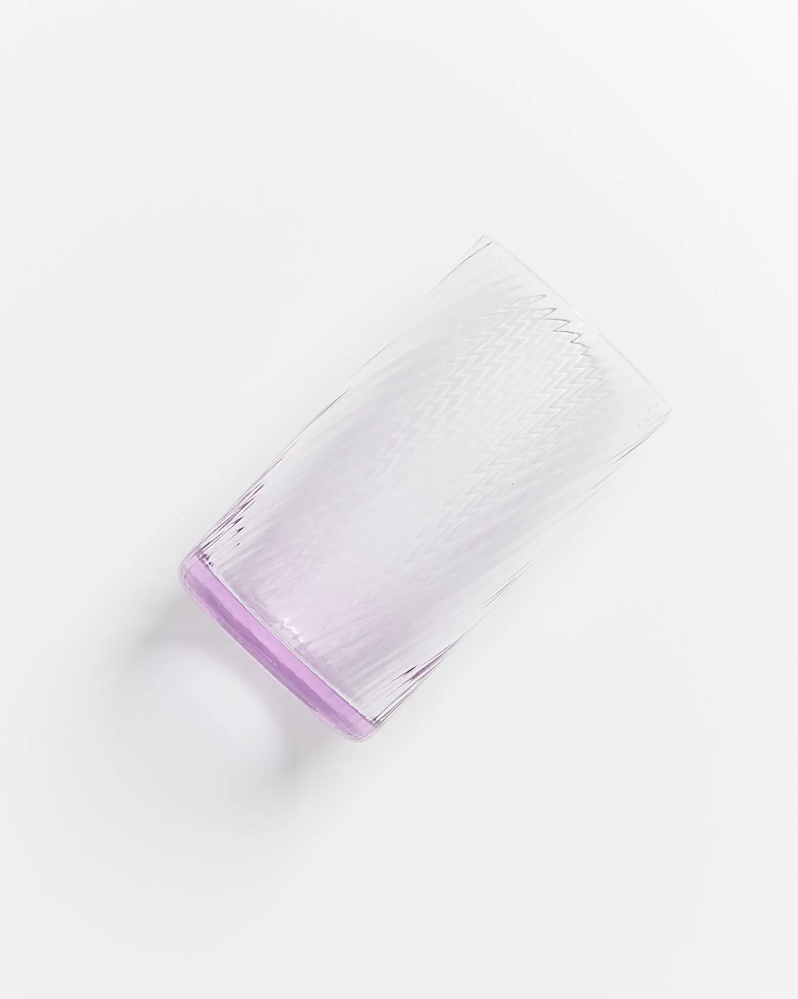 Leiria - Glass riffled purple