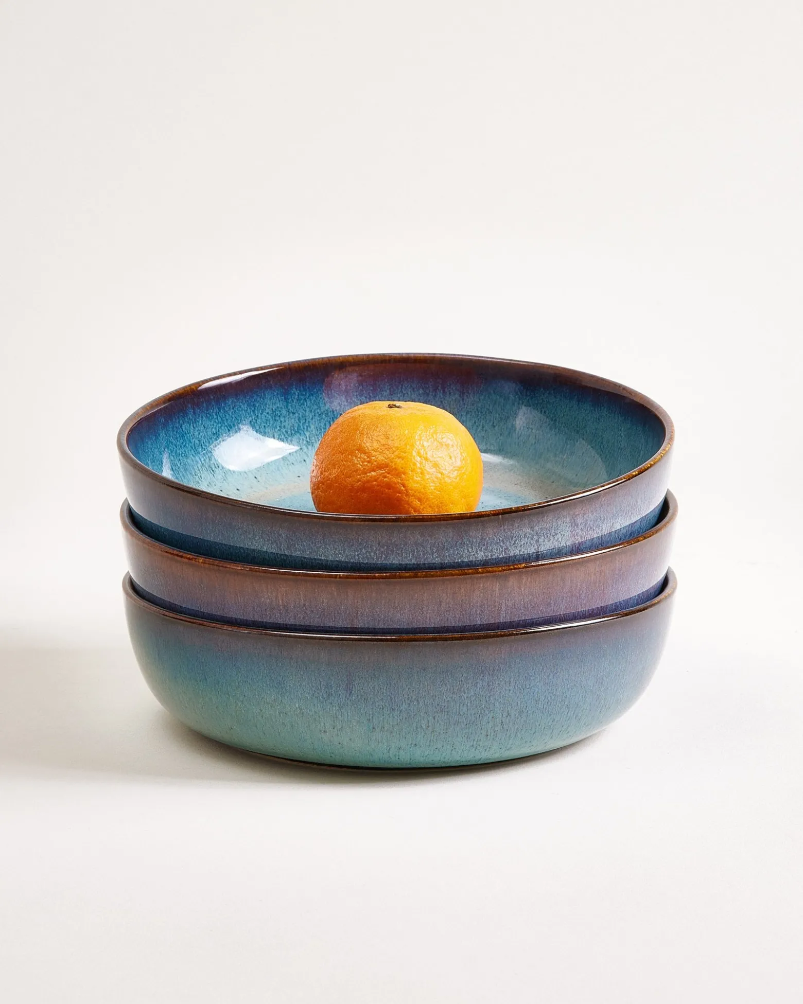 Madeira - Pasta plate modern green-blue