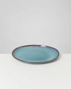 Madeira Servierplatte L oval grünblau