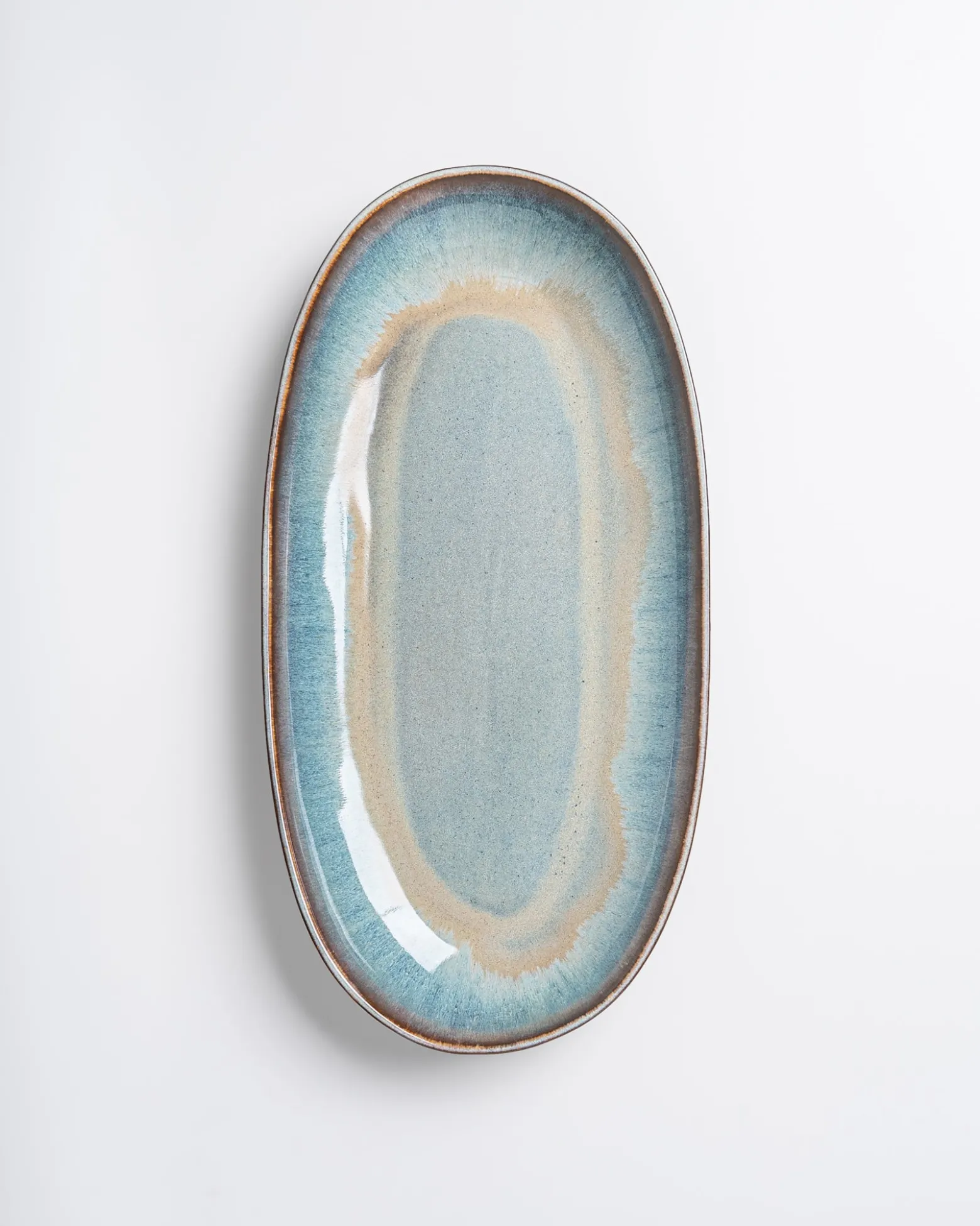Madeira Servierplatte XL grünblau