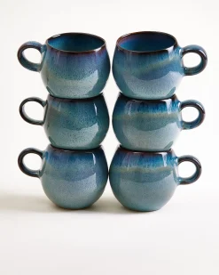 Madeira Tasse klein grünblau 6er-Set