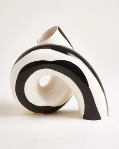 MaM x Ju Schnee - Viparita Vase L black white