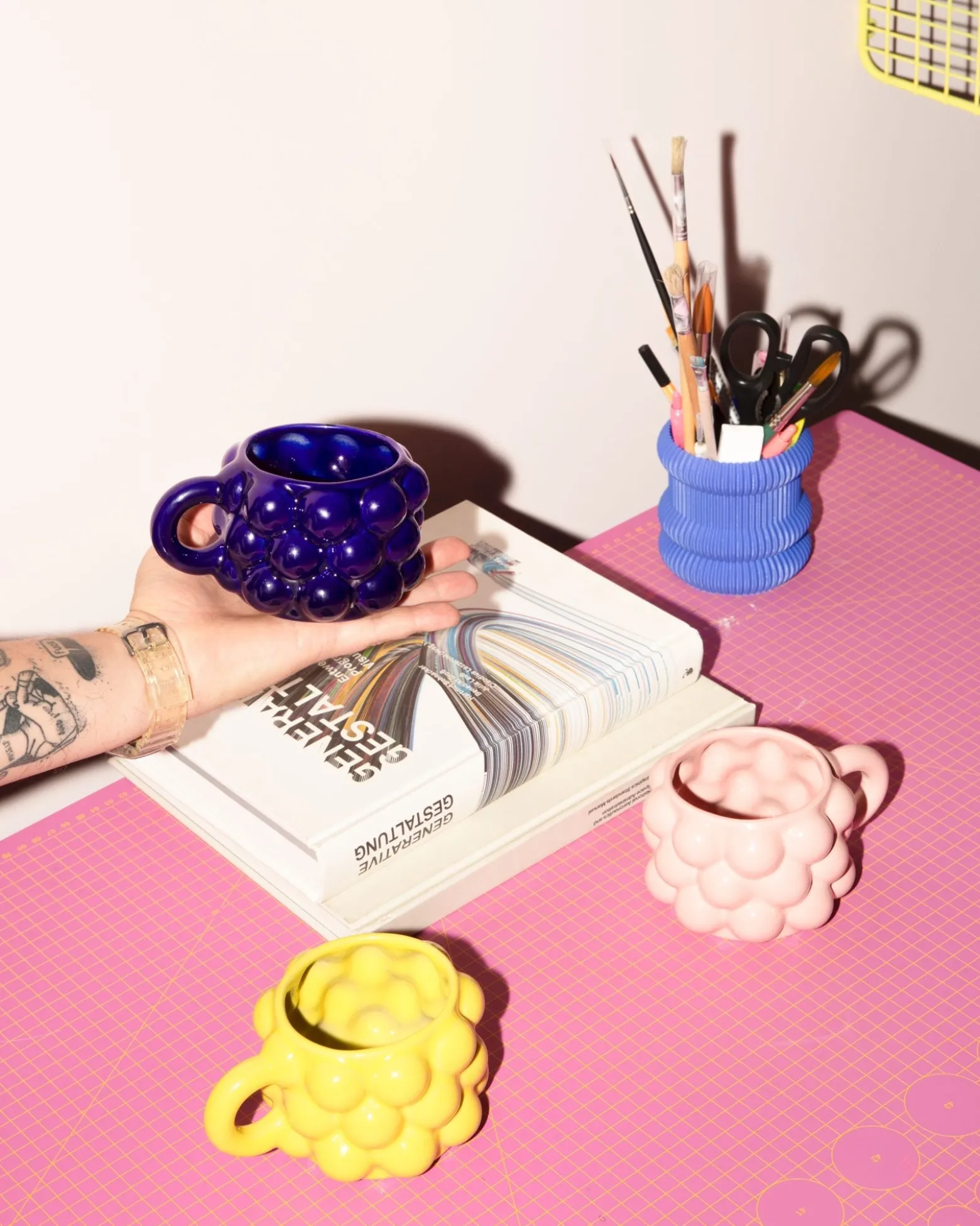 MaM x Patrick Vogel - Large mug dark blue