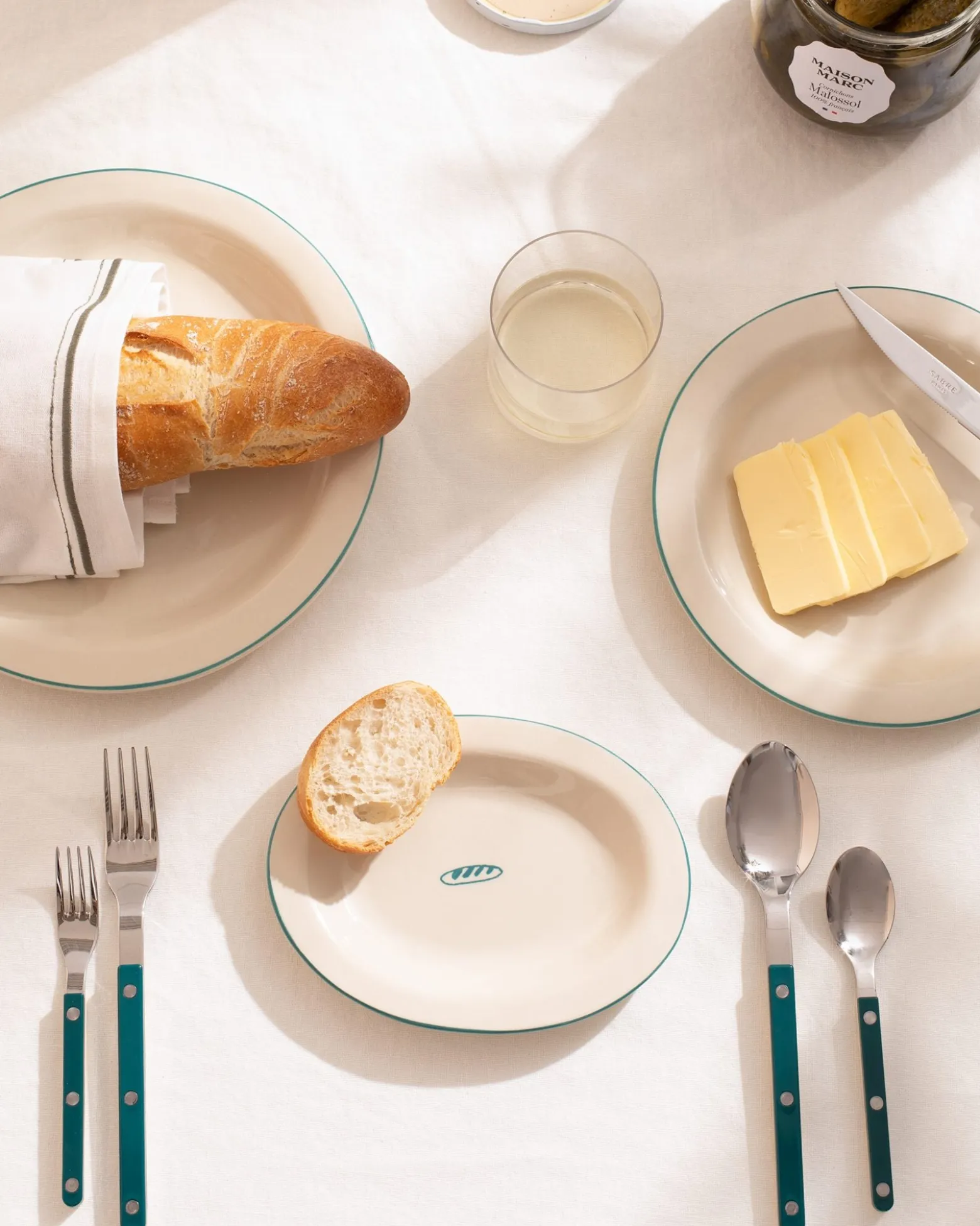 MaM x Sabre Paris - Large plate dark green