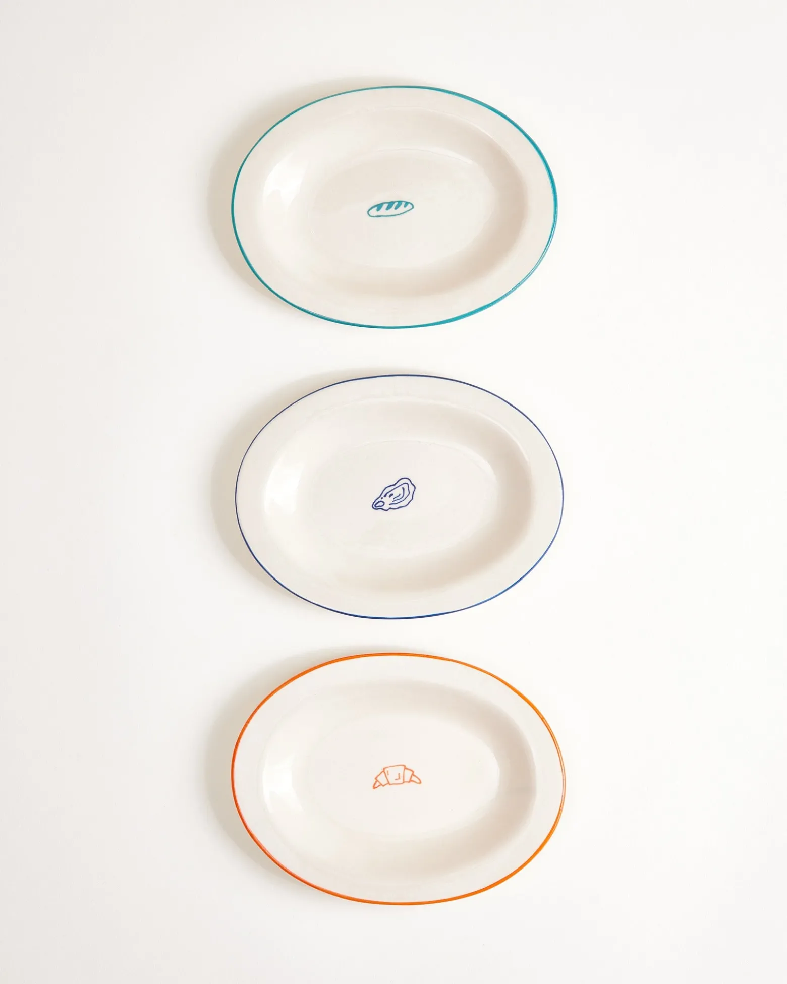 MaM x Sabre Paris set of 3 mini plates mix