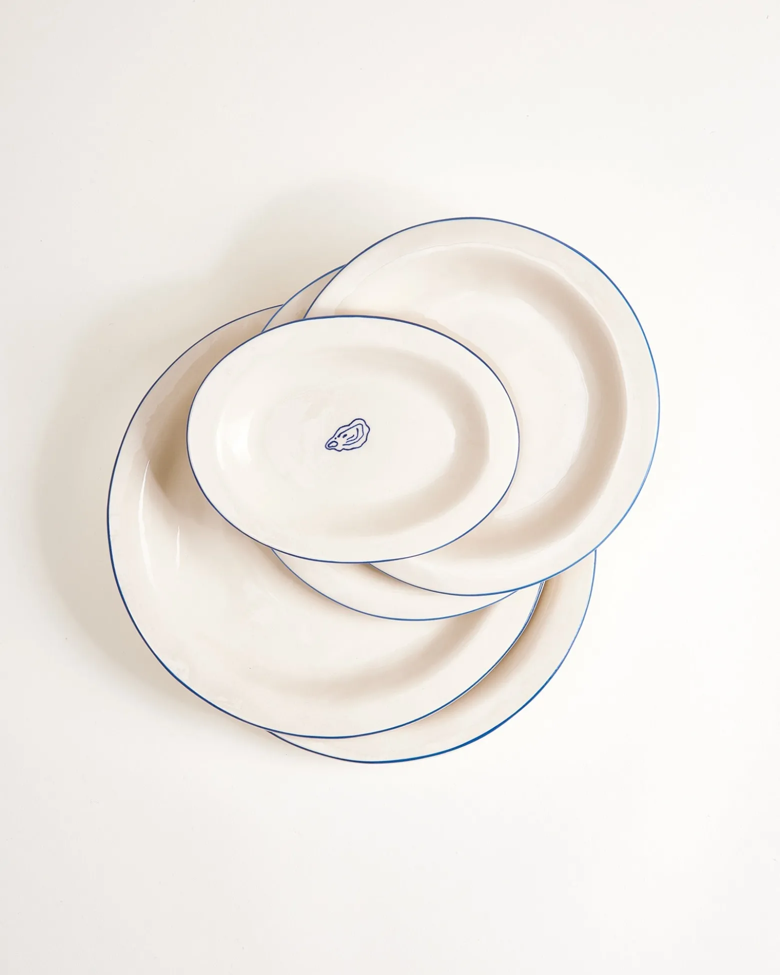 MaM x Sabre Paris Teller-Set blau 5-teilig