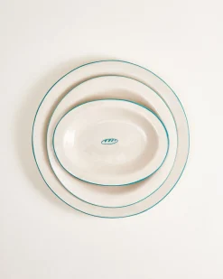 MaM x Sabre Paris Teller-Set dunkelgrün 5-teilig