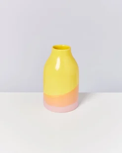 Marisa vase - yellow rose