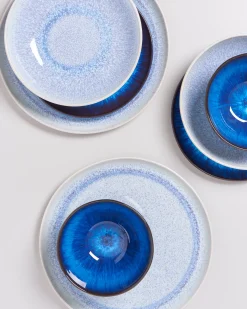 Melides Geschirr-Set deepseablue stoneblue 8-teilig