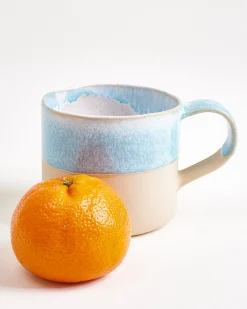Nódoa - Large mug dipped light blue Set of 6