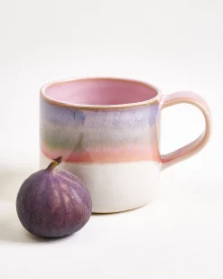 Nódoa - Large mug dipped pink blue