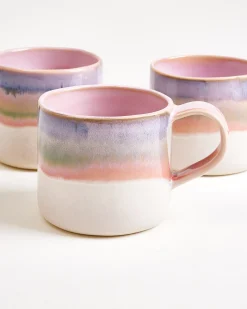 Nódoa - Large mug dipped pink blue