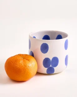Nódoa - Set of 4 Cups large Blue dots
