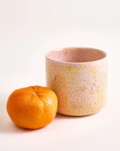 Nódoa - Set of 6 Cups large pink speckled