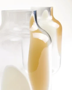 Nuno glass vase M - sand drops