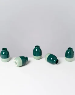Nuno Vase S darkgreen sage