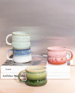 Ombra - Small mug Bubble dark blue light blue