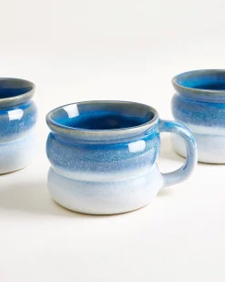 Ombra Tasse klein bubble dunkelblau hellblau