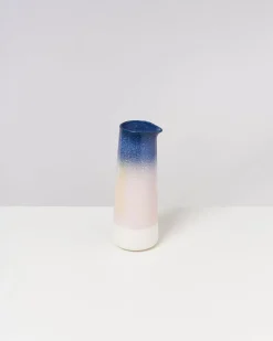 Pinguim Karaffe gesprenkelt blau rosa