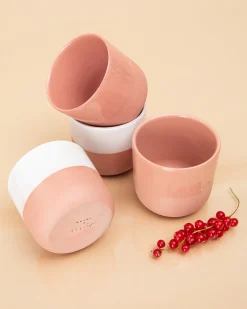 Seda - Cup small pink white