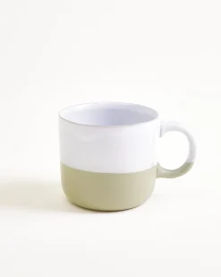 Seda - Mug small sage green white