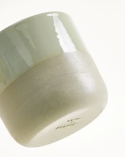 Seda - Set of 6 cups small sage green