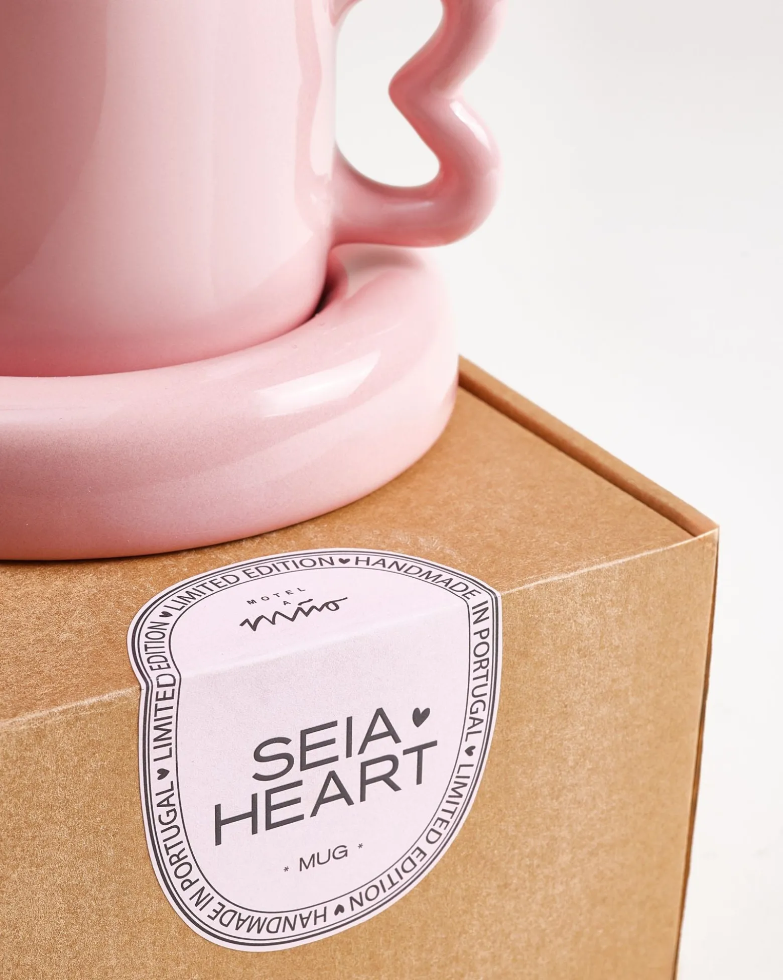 Seia Geschenk-Set Herz rosa 3-teilig