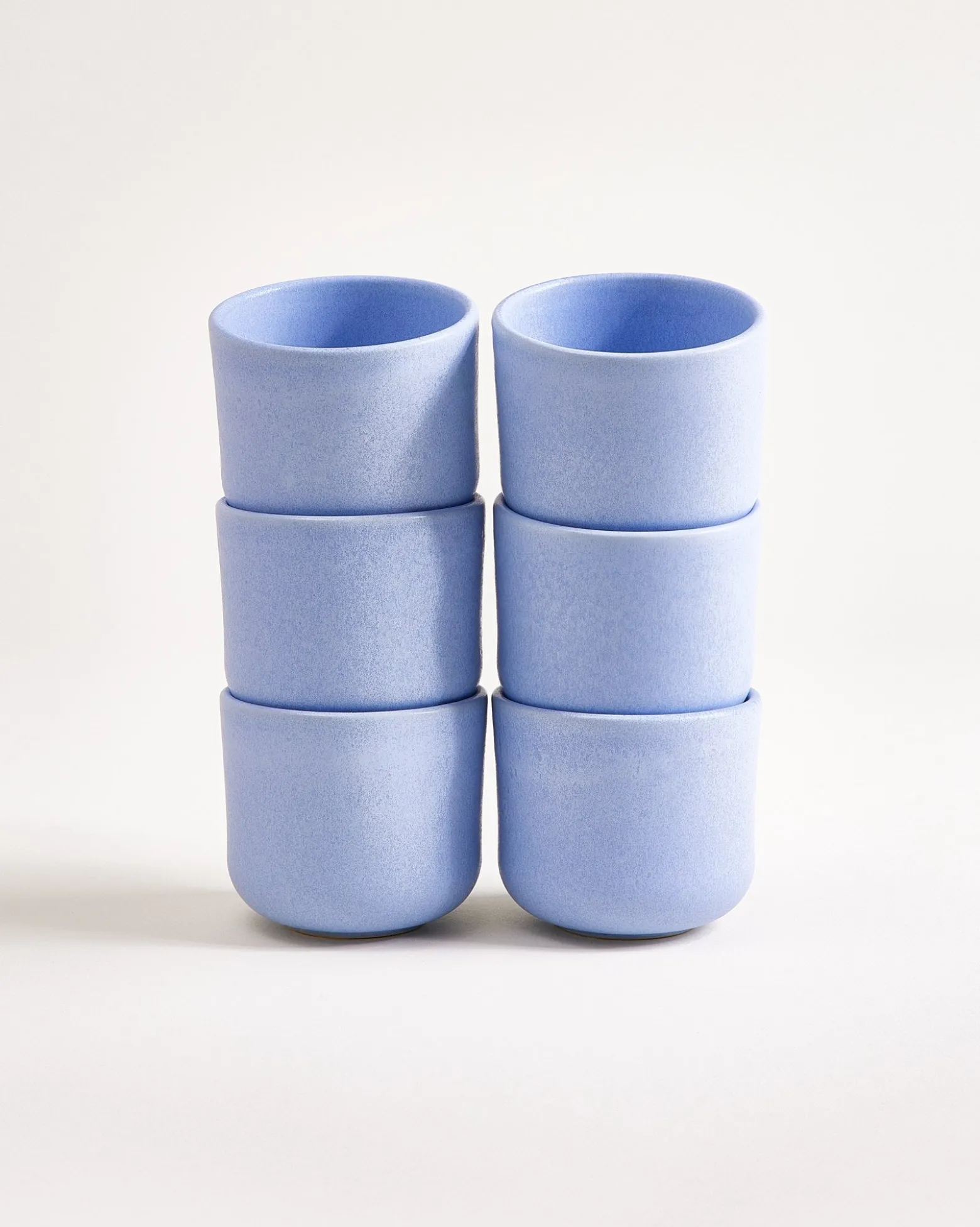 Sereno - Set of 6 cups small light blue