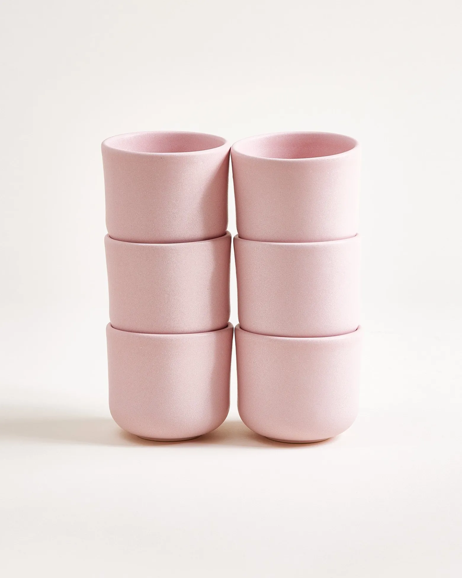 Sereno - Small cup pink Set of 6