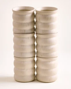 Sintra Becher groß bubble sand 6er-Set