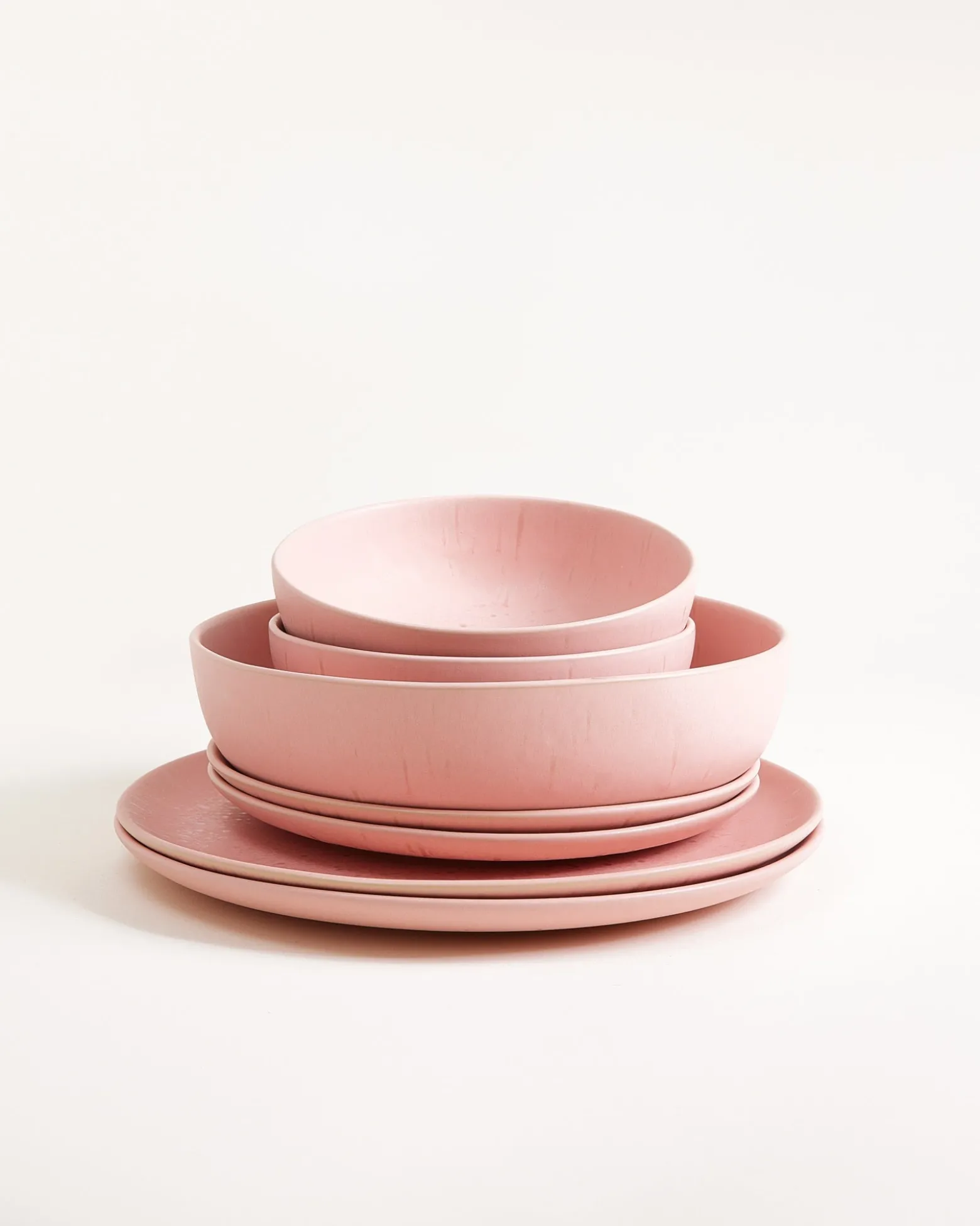 Sintra Geschirr-Set modern rosé 7-teilig