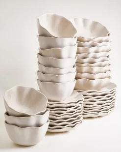 Sintra Geschirr-Set shell sand 40-teilig