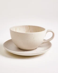 Sintra 4-Piece Set Teacup & Large Saucer classic sand