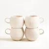 Sintra - Set of 4 mugs small sand