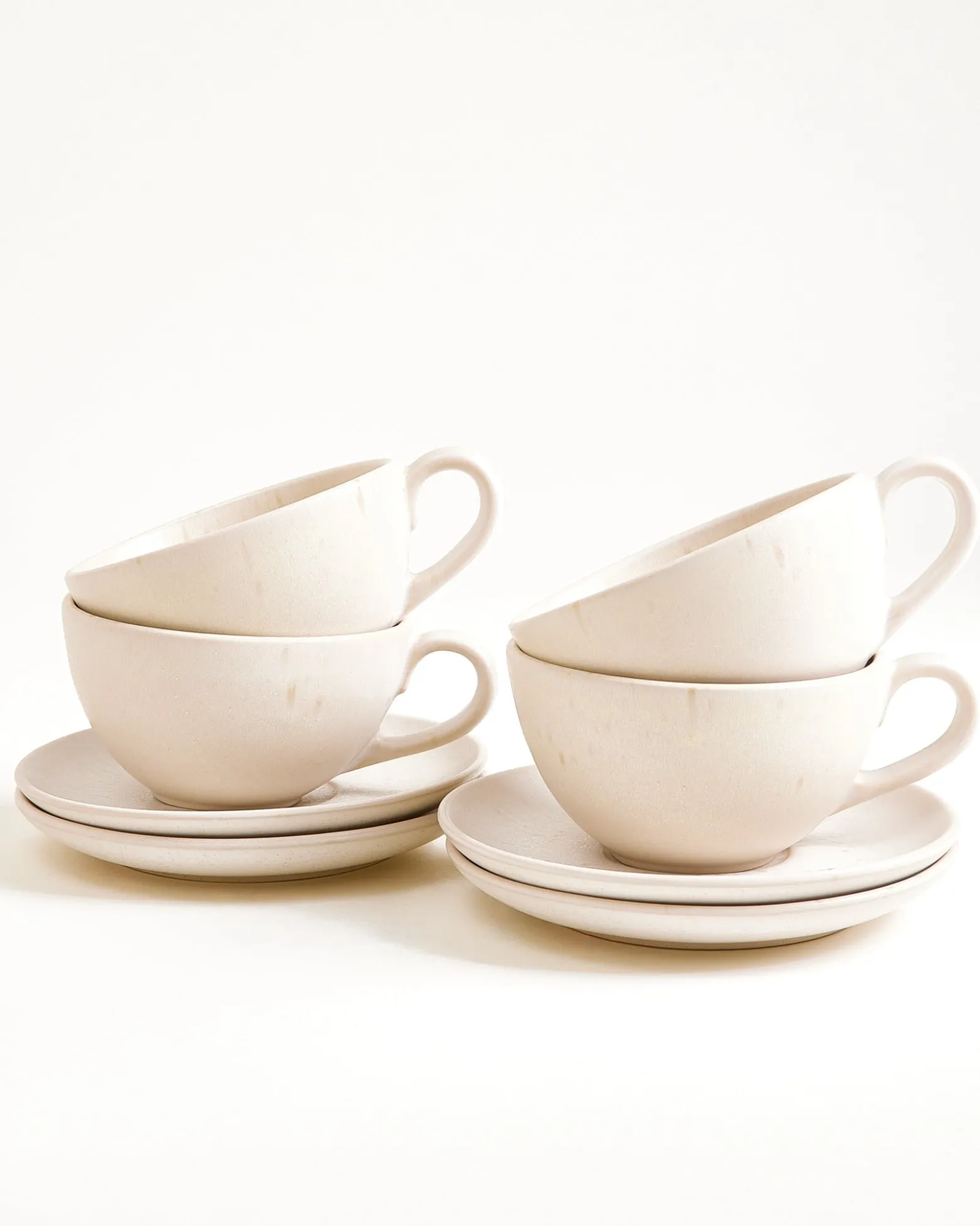 Sintra Teetasse & Untertasse groß classic sand 4er-Set