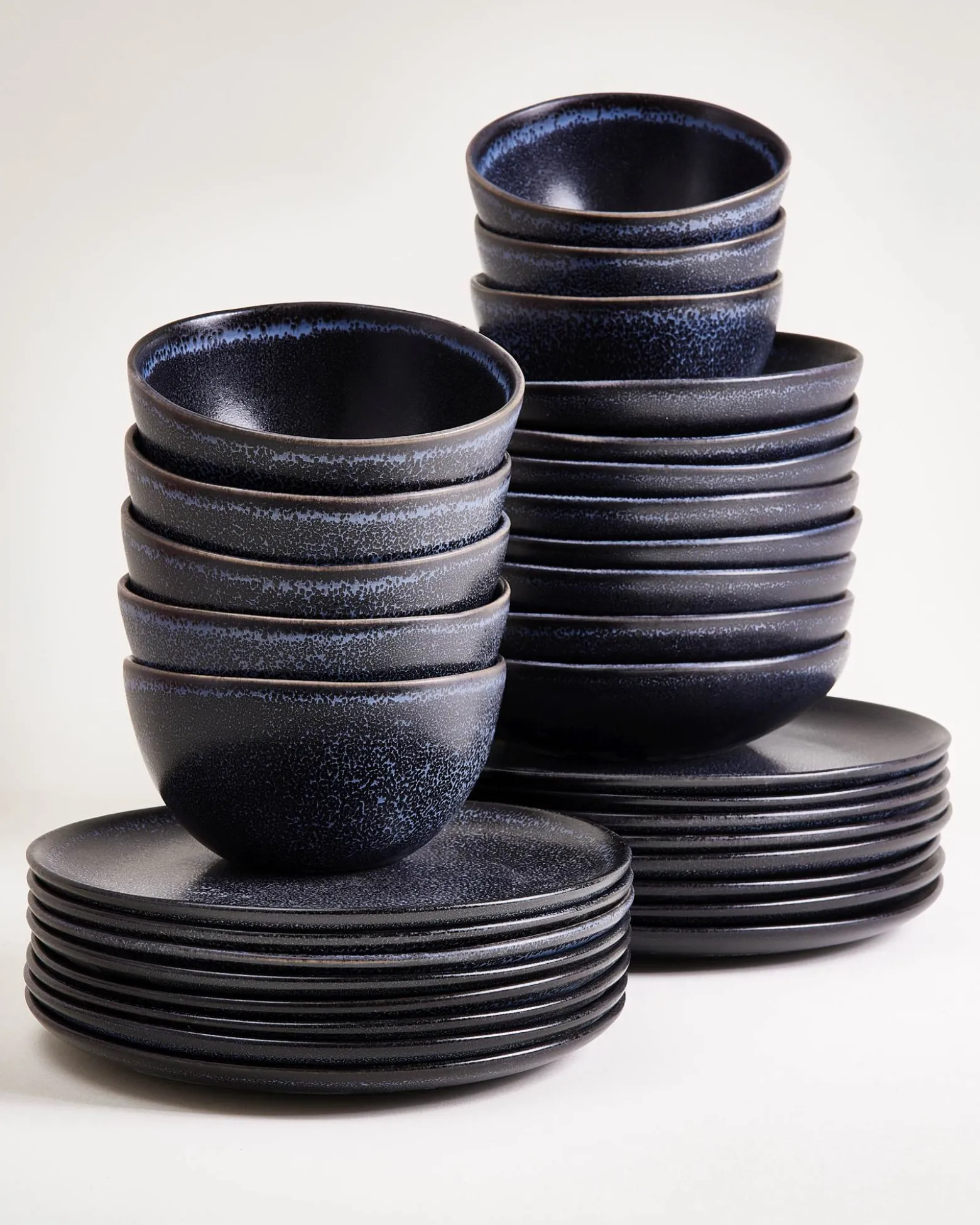Turmalina - Tableware set black 32 pieces