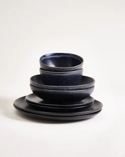 Turmalina - Tableware set black 8 pieces